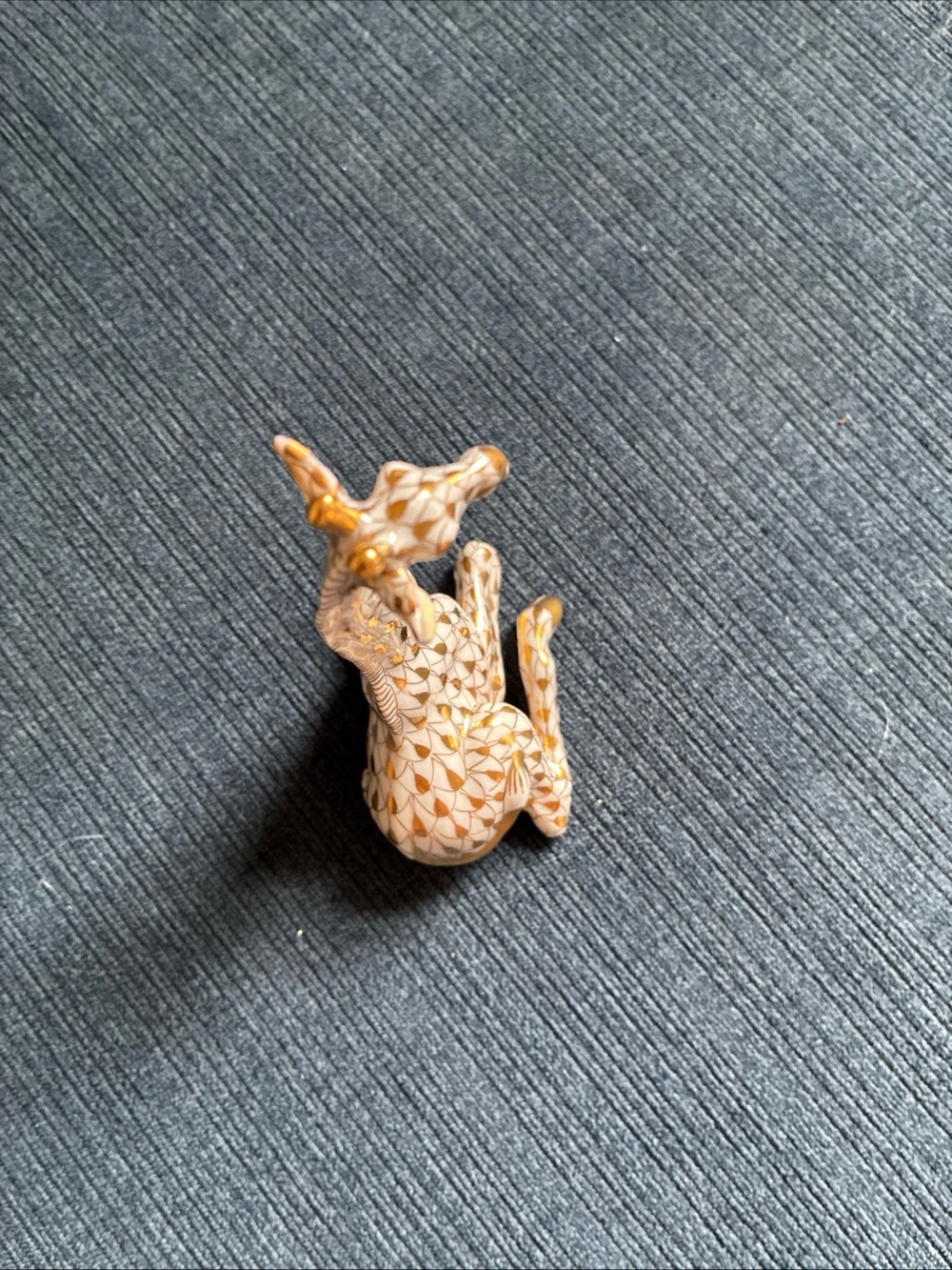 Herend Giraffe 15471 gold fishnet figurine - Picture 5 of 6